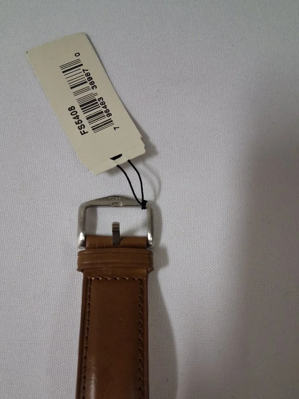 Fossil Men's Neutra Quartz Watch FS5408 – Stainless Steel Case & Brown Leather